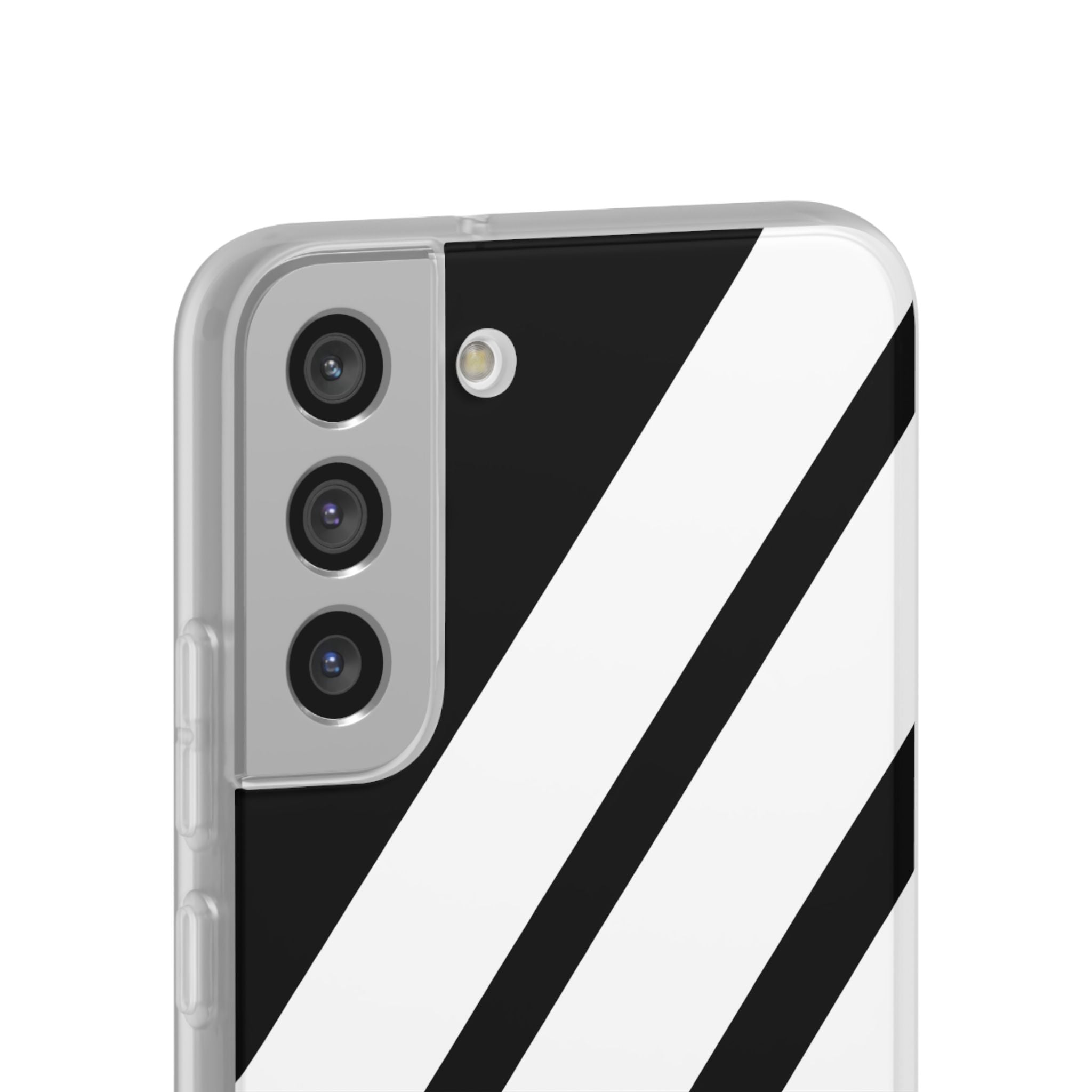 Diagonal Bands Noir Samsung S22 Plus Case - Soft