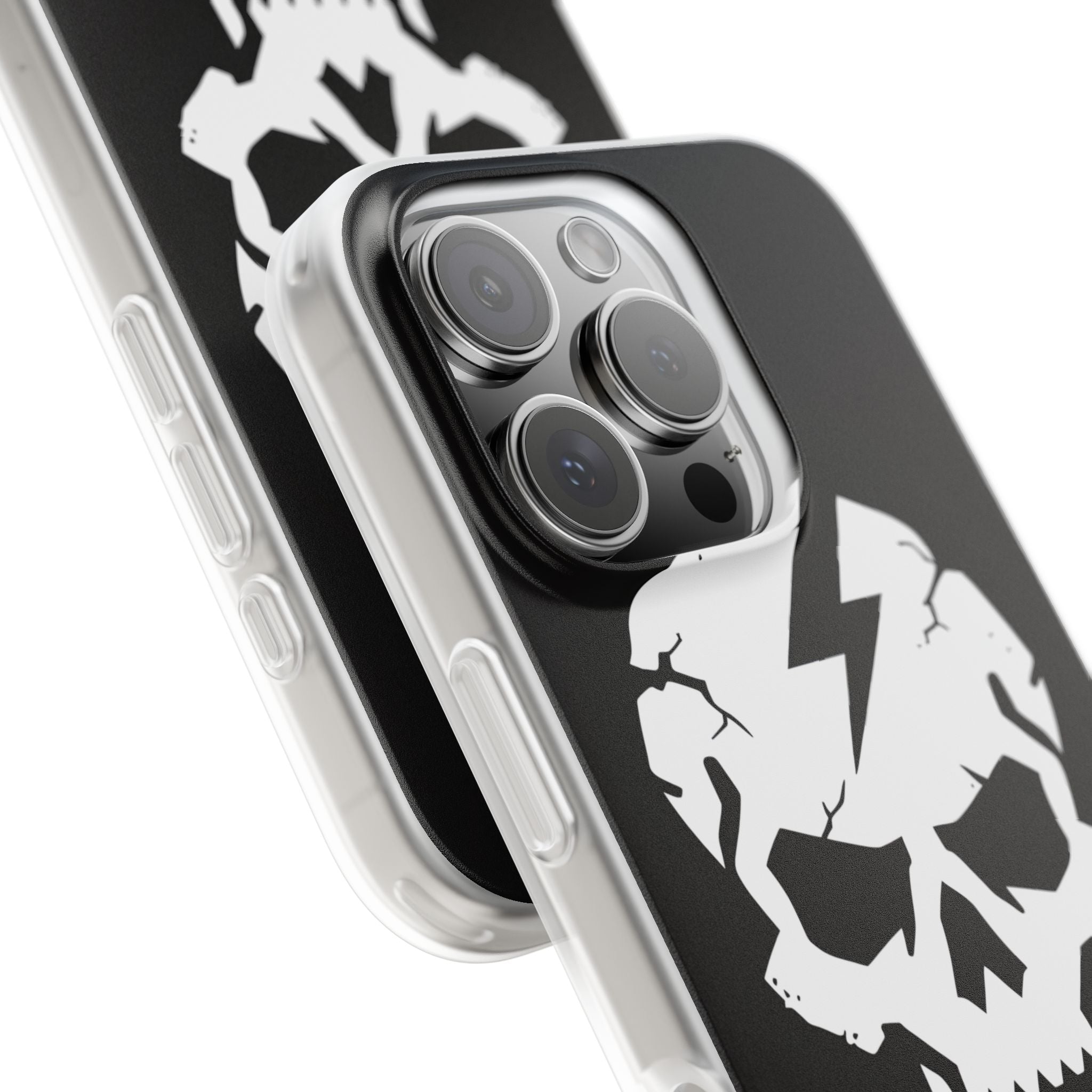 Lightning Skull iPhone 16 Pro Case - Soft