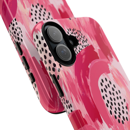 Vibrant Brushwork Dance - iPhone Case