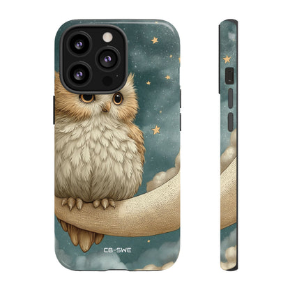 Owls Nestle Moon - iPhone Case