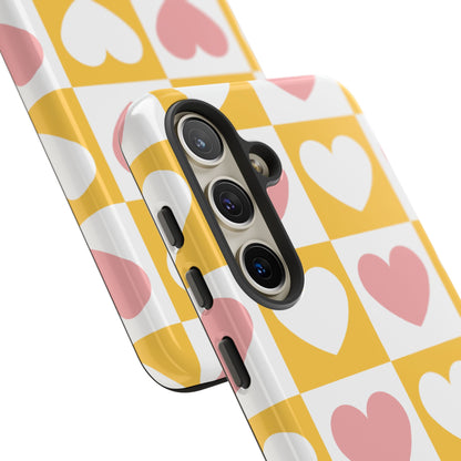 Heart Grid Harmony - Samsung Case