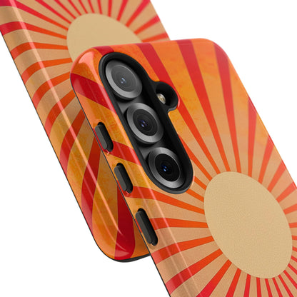 Sunburst Radiance Samsung S25 Case - Tough