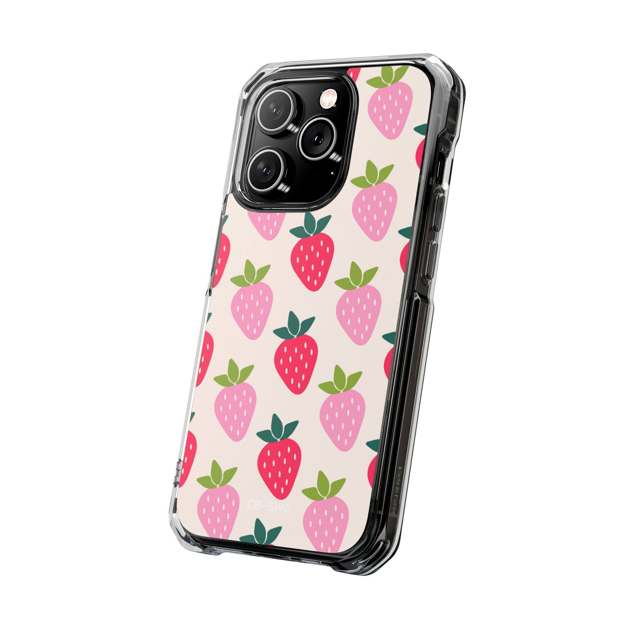 Vibrant Strawberry Rhythm iPhone Case - Impact