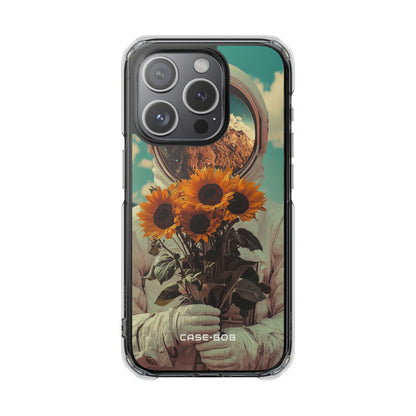Sunflower Astronaut iPhone 15 Pro Case - Impact