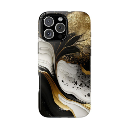 Gold Swirl Elegance - iPhone Case