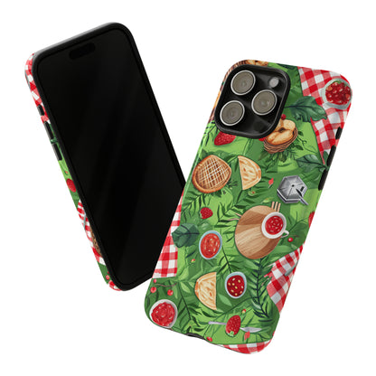 Picnic Love Checkered Bliss - Protective Phone Case