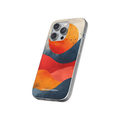 Sunburst Waves - Flexi iPhone 14 Phone Case