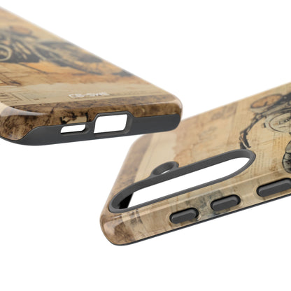 Vintage Motorcycle Collage - Samsung Case