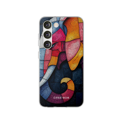 Elephant Mosaic Samsung S23 Case - Soft
