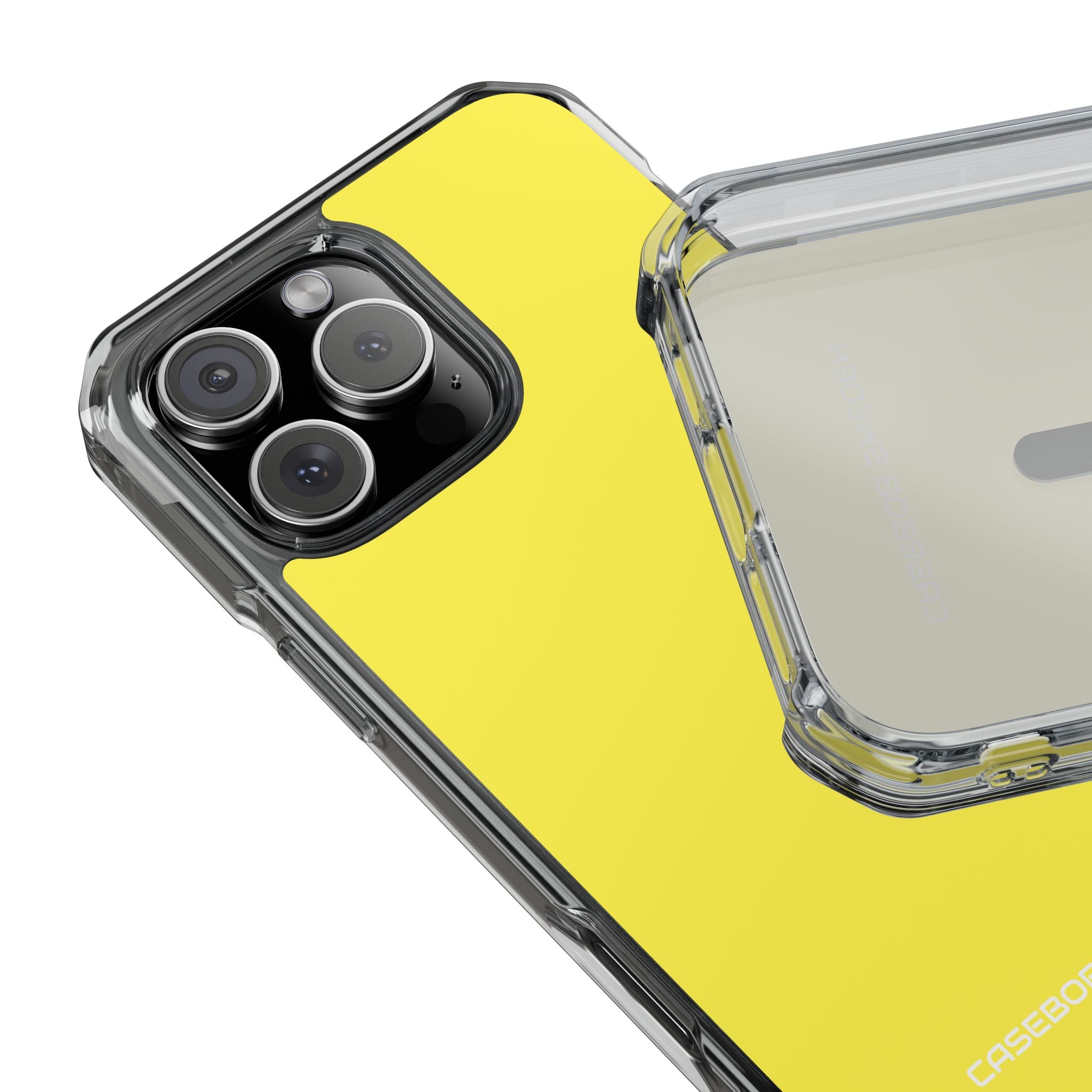 Lemon Yellow - Clear Impact iPhone 16 Phone Case