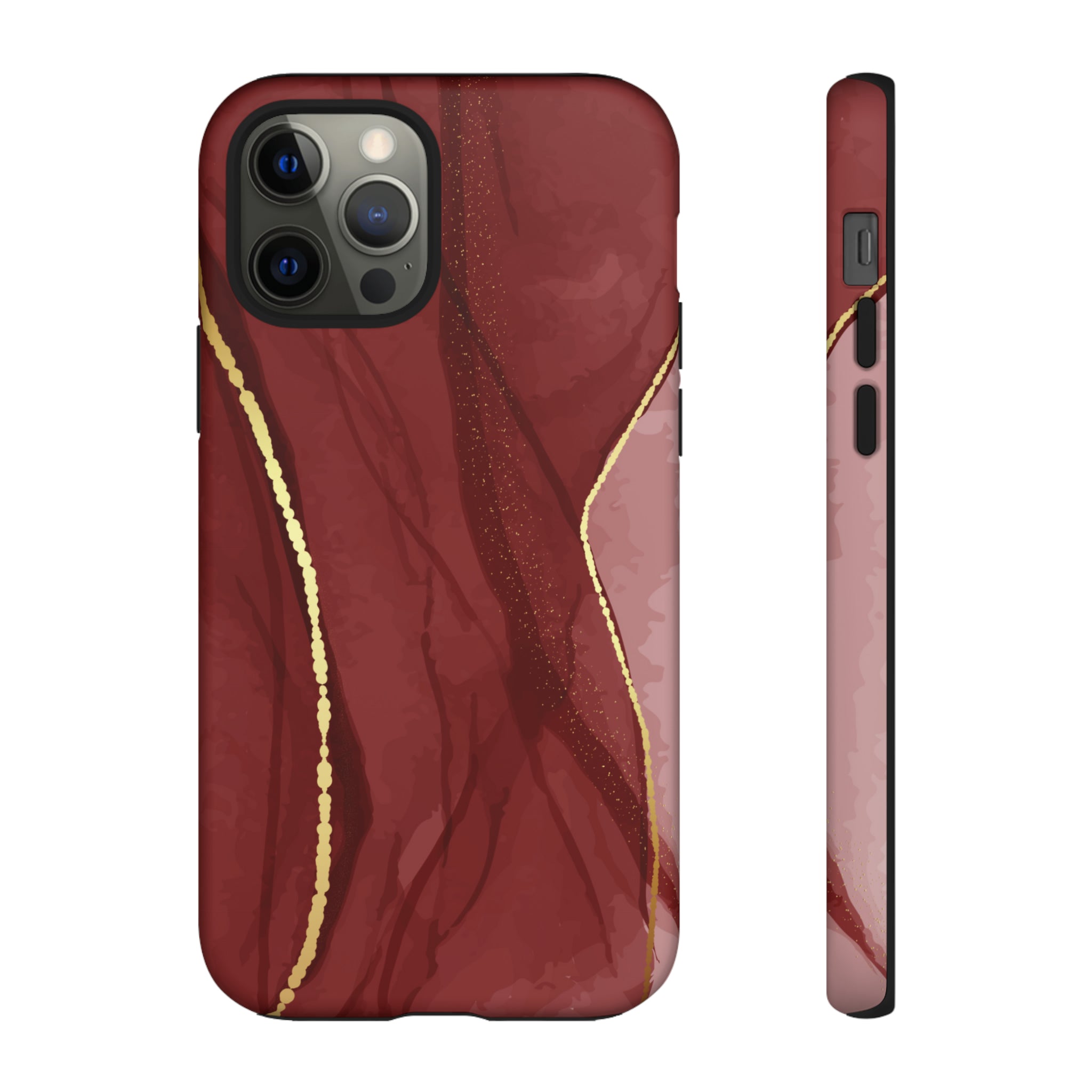 Dark Red - Protective Phone Case