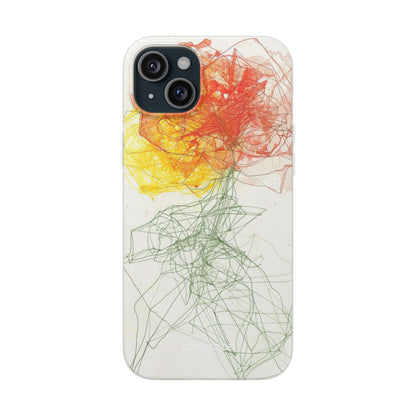 Fiery Blossom | Flexible Phone Case for iPhone