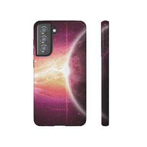 Purple Planets in Space - Protective Phone Case