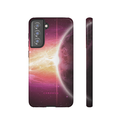 Purple Planets in Space - Protective Phone Case