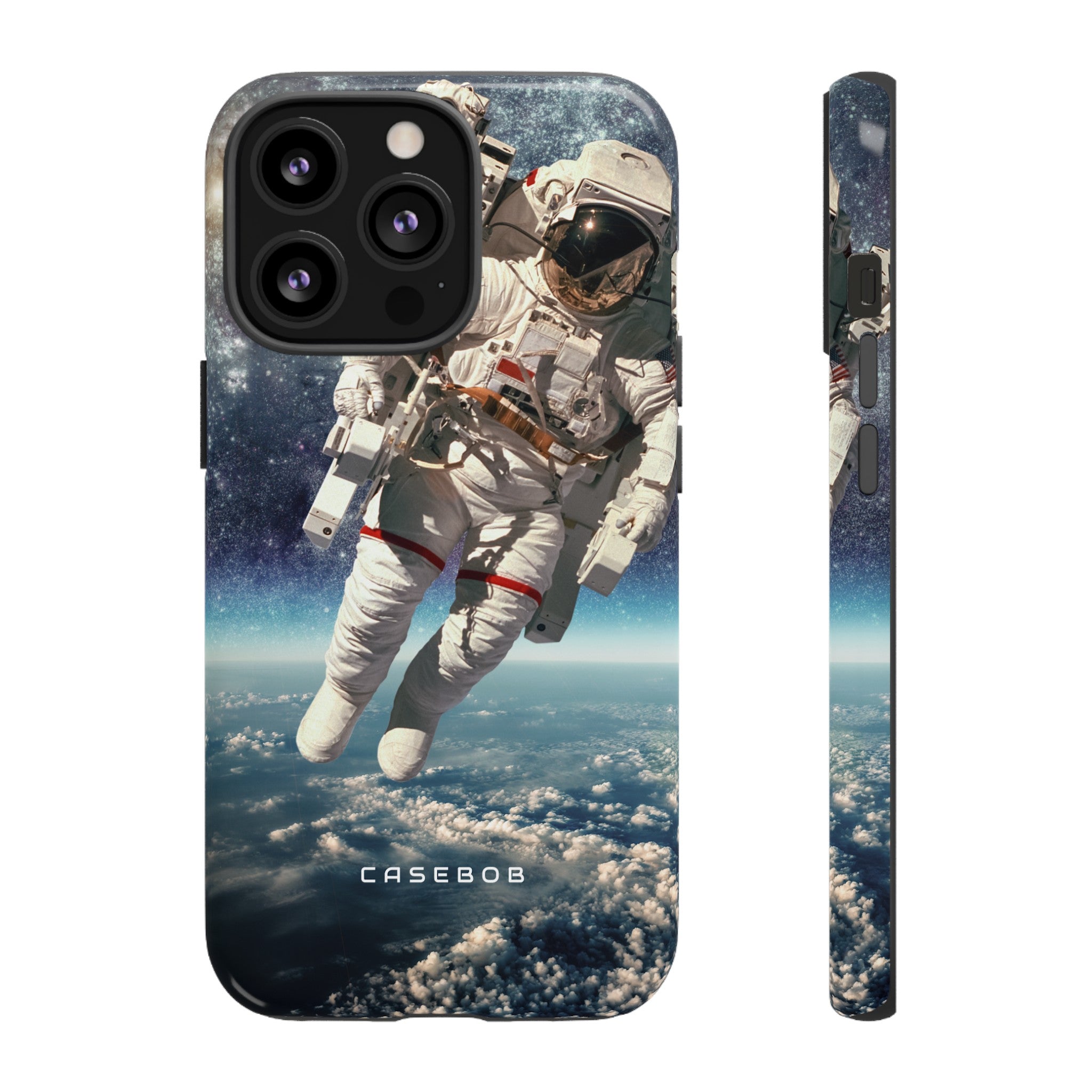 Astronaut in outer space - Protective Phone Case