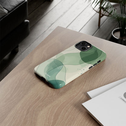 Green Waves Dance - iPhone Case