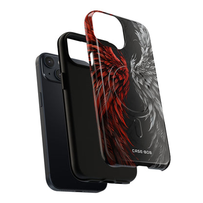 Crimson White Wings iPhone 14 Case - Tough+