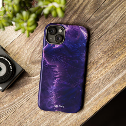 Mystical Starlit Cat - iPhone Case
