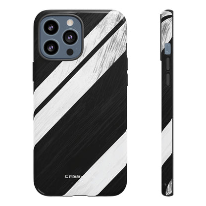 Distressed Stripe Motion iPhone 13 Pro Max Case - Tough