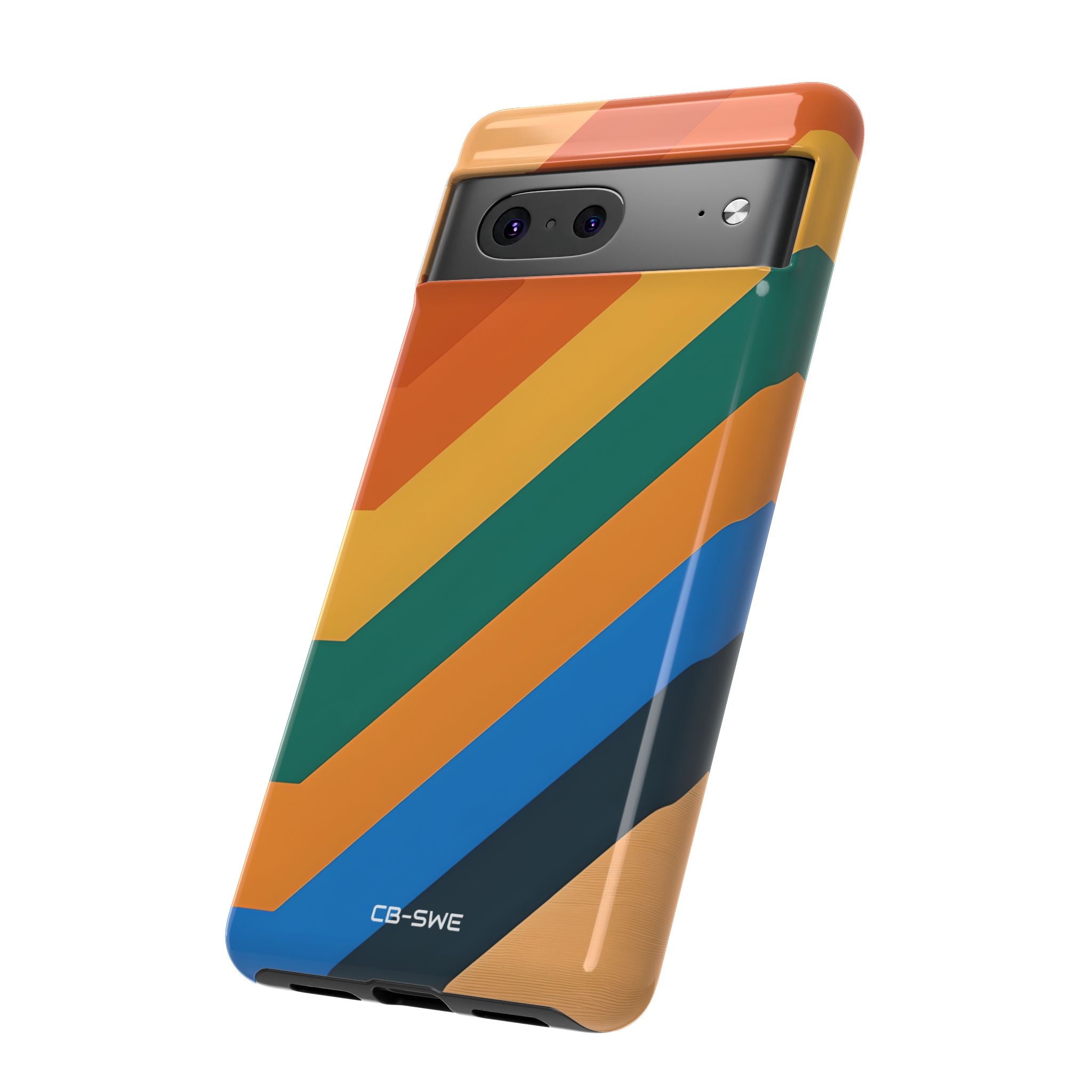 Vibrant Geometric Harmony - Google Pixel Case