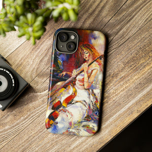 Girl Violoncello - Protective Phone Case