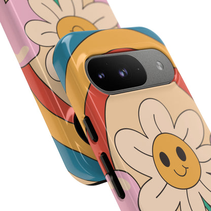 Joyful Retro Bloom - Google Pixel Case