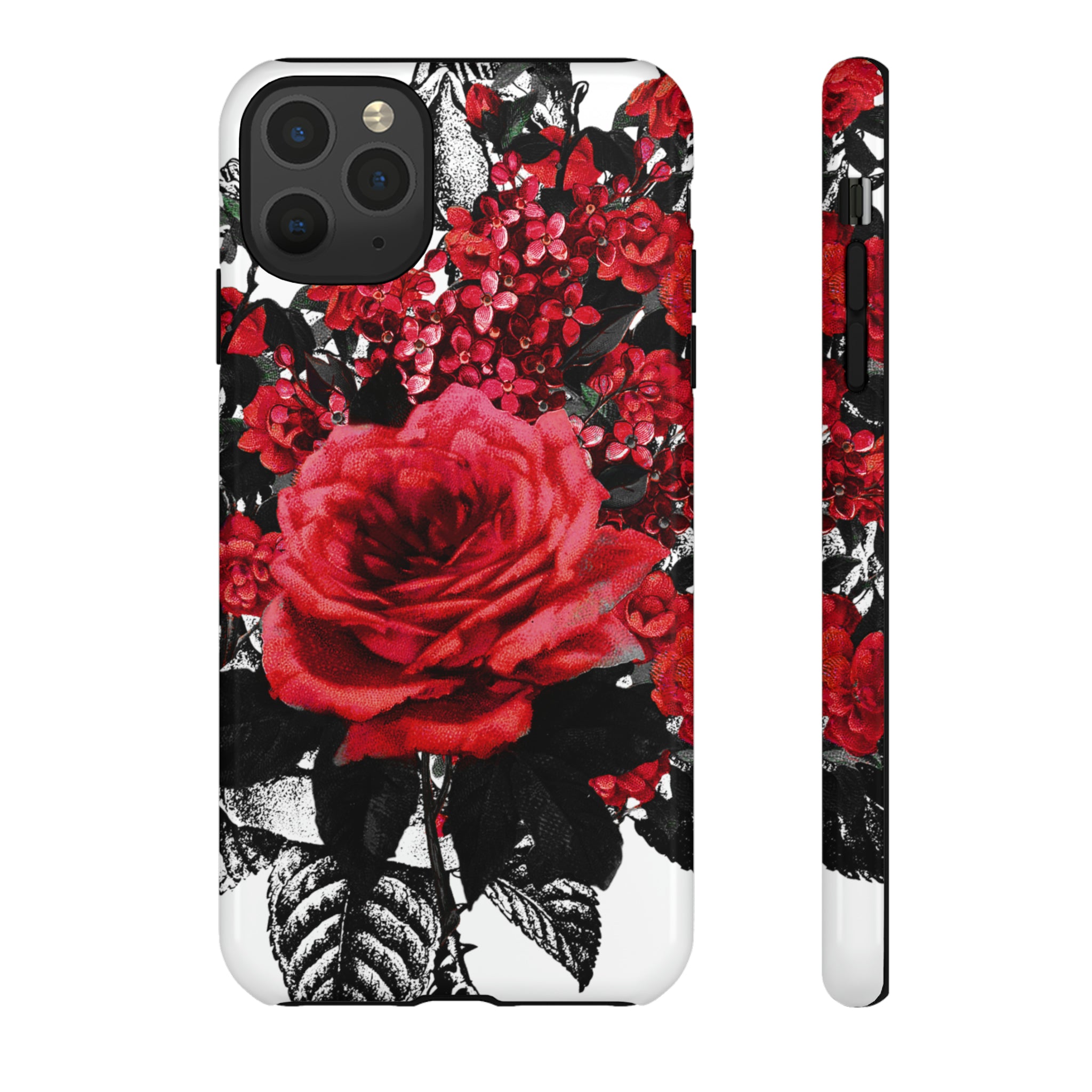 Rola Rose Gothic Flower - Protective Phone Case