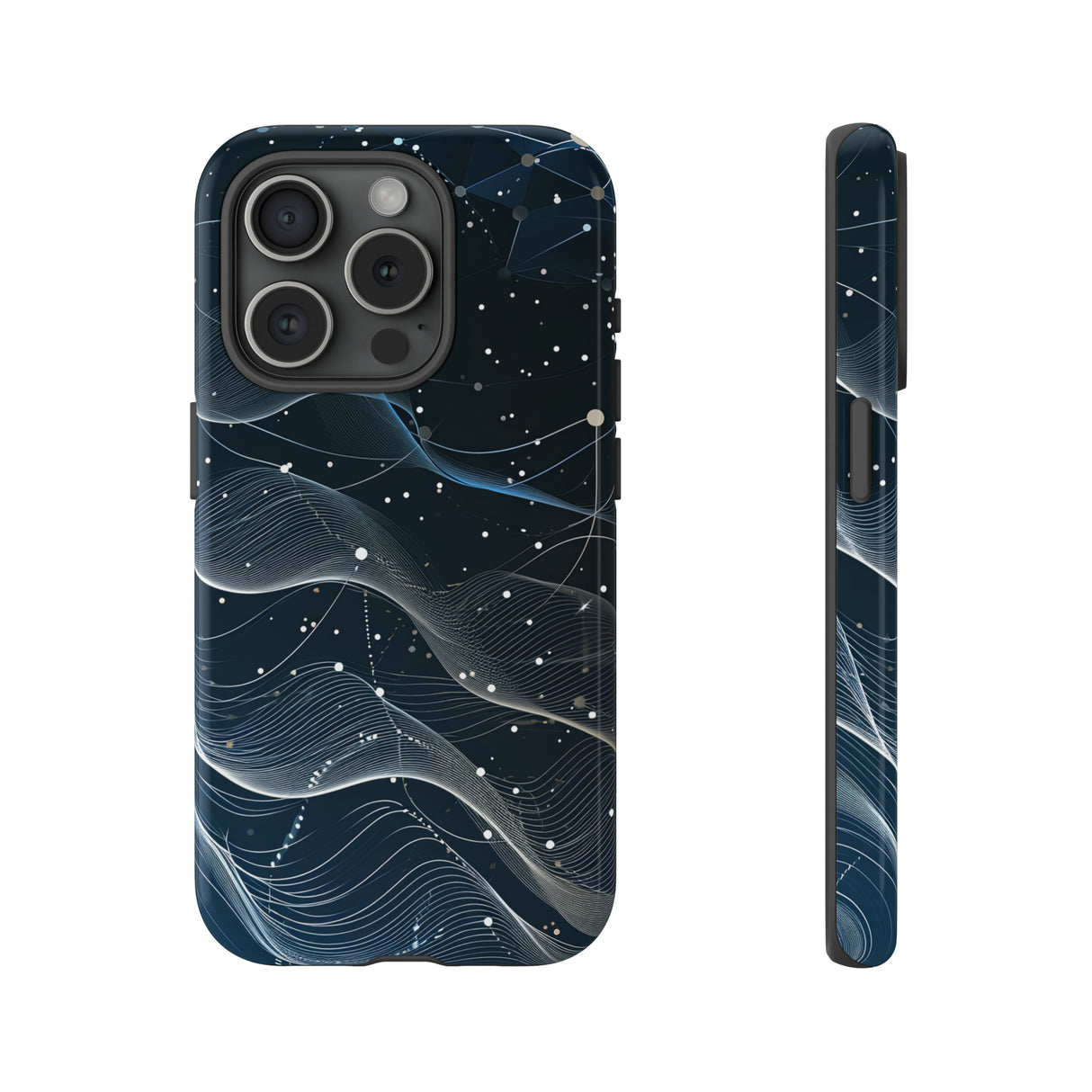 Connectivity Wave: Network Gradient - Protective Phone Case