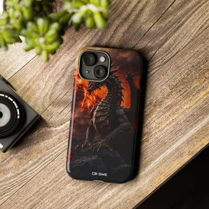 Fiery Dragon Soars - iPhone Case