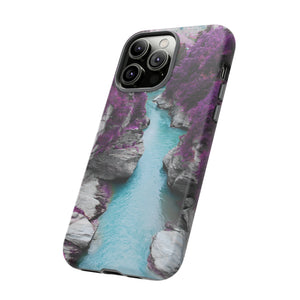 Purple Pine Forest - Protective Phone Case