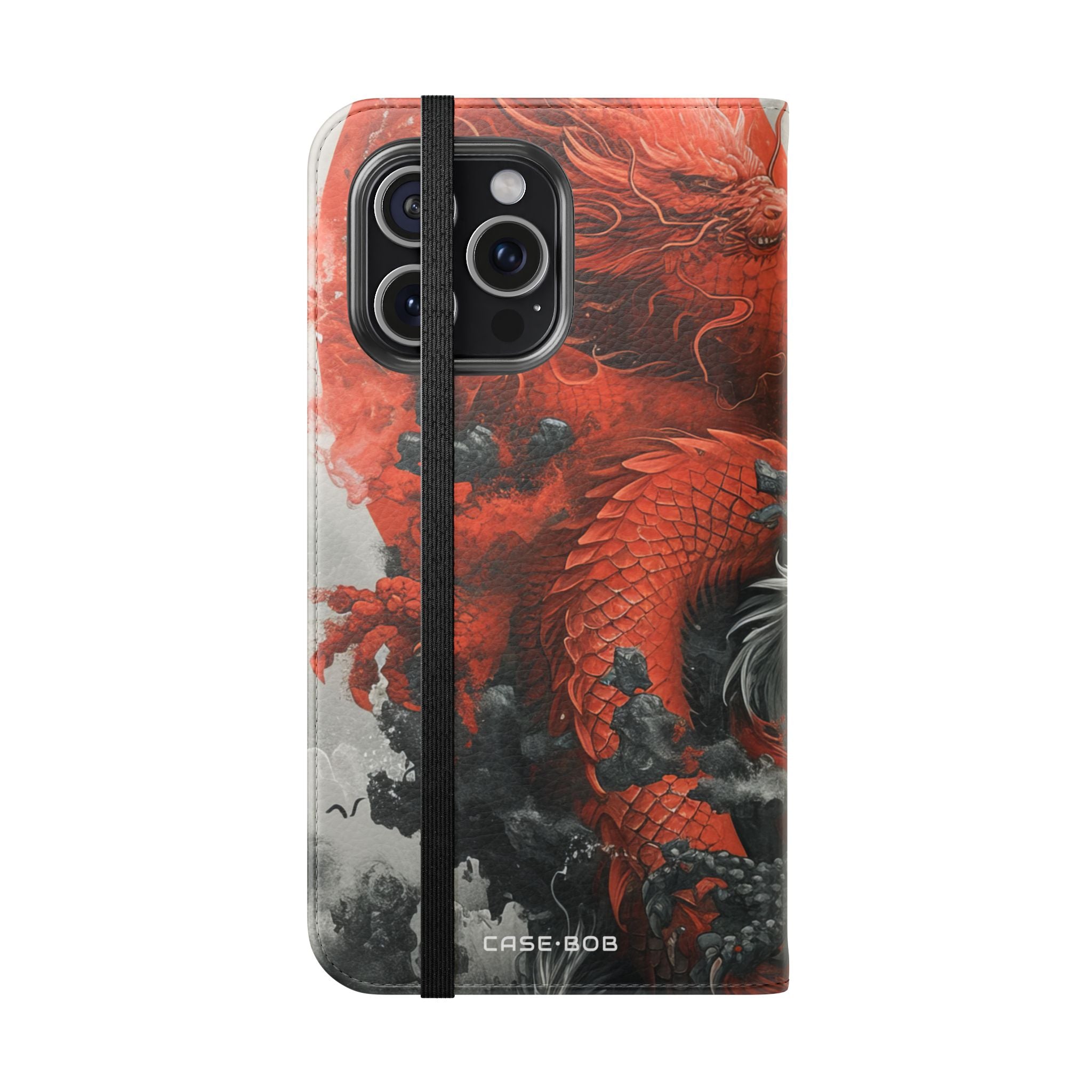 Twin Dragons Dance - iPhone 15 Pro Max Case - Portemonnee
