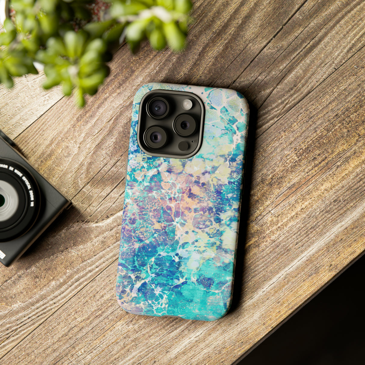 Vintage Marble e - Protective Phone Case