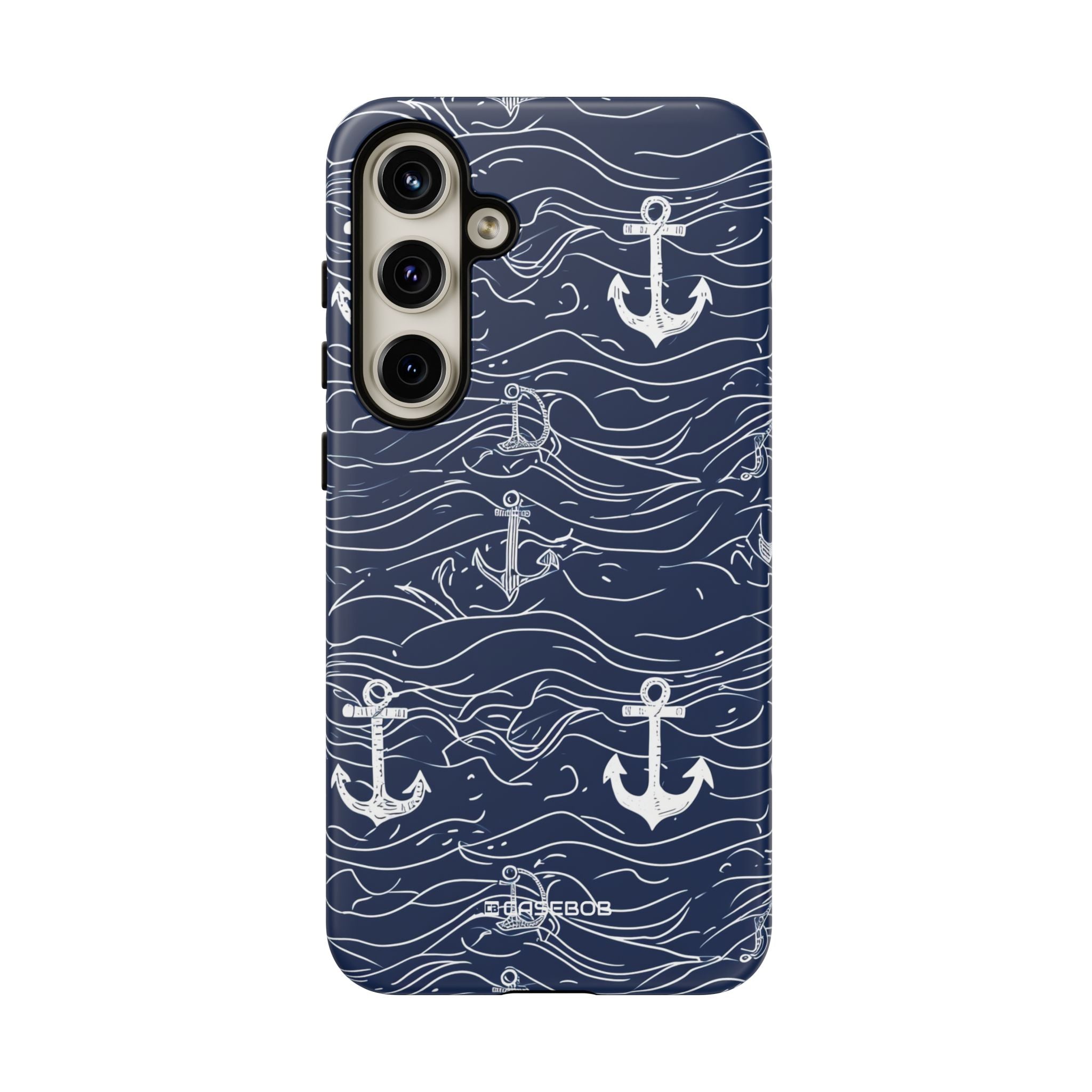 Nautical Whimsy: Anchors and Waves - For Samsung S24