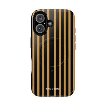 Golden Stripes iPhone 16 Case - Tough+