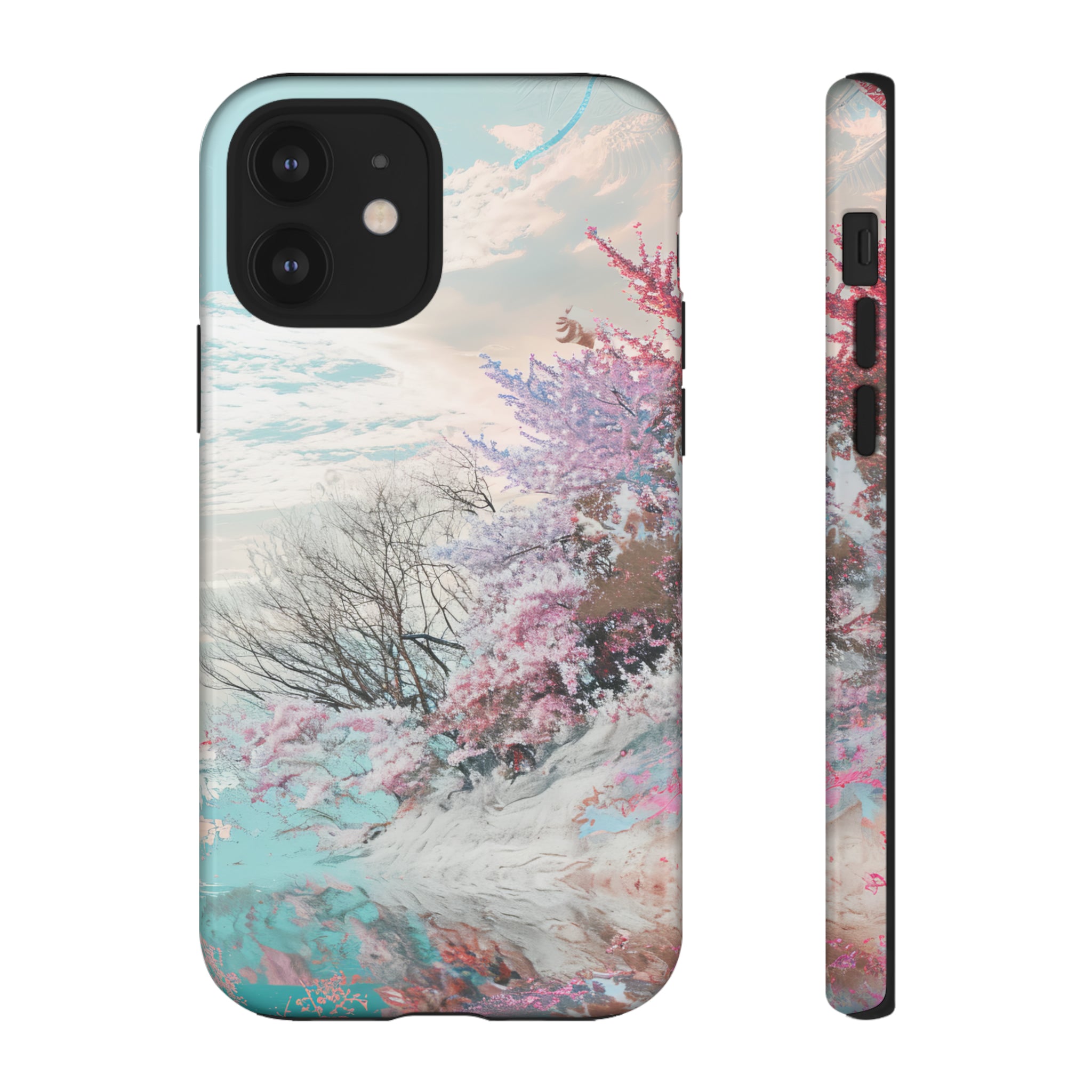 Winter Lake Weave Bliss - Protective Phone Case