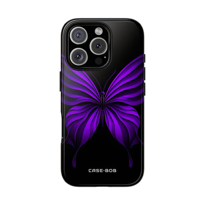 Violet Butterfly iPhone 16 Pro Case - Tough