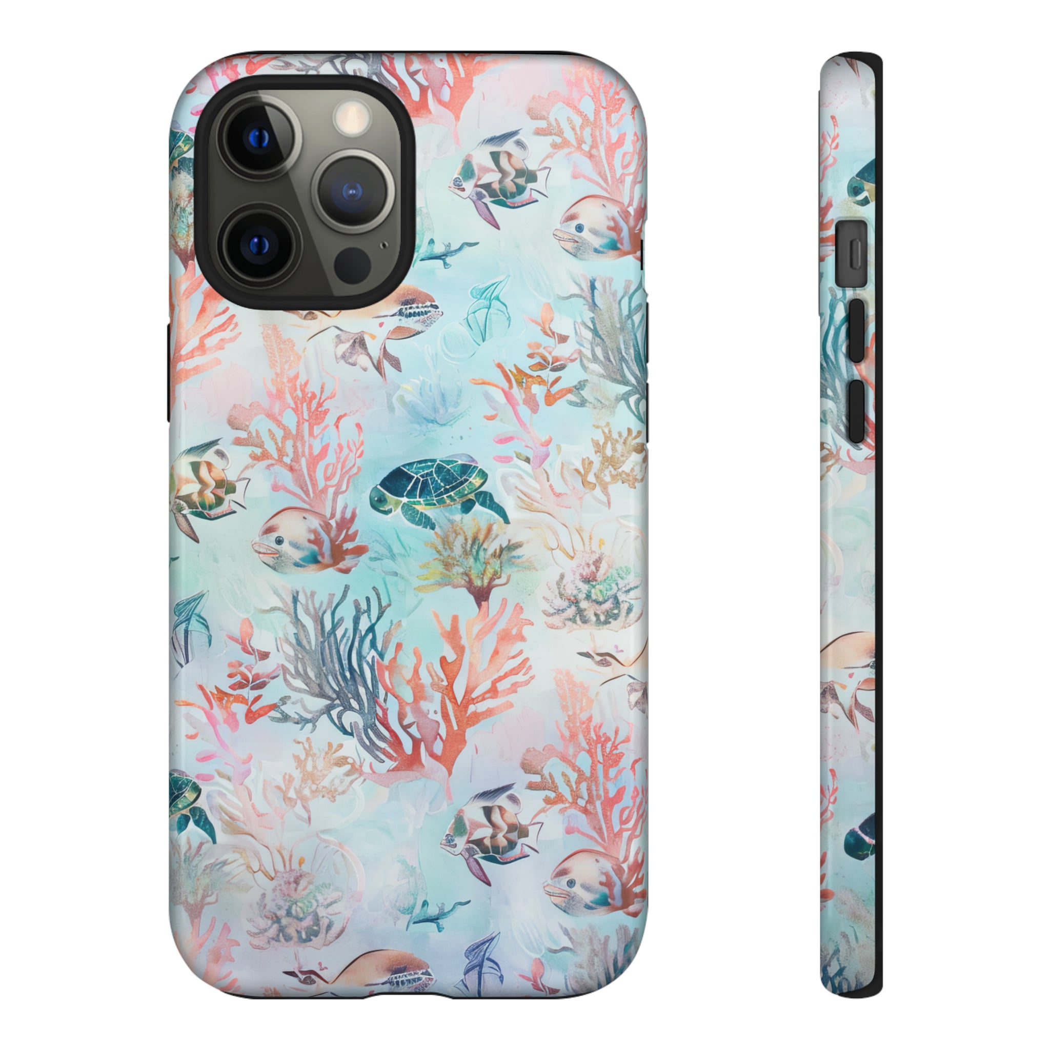 Pastel Underwater Serenade - Protective Phone Case