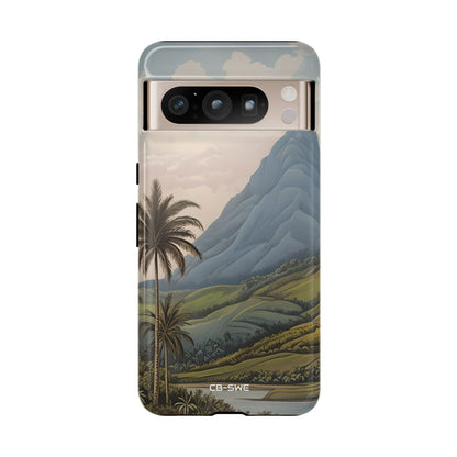 Serene Mountain Oasis - Google Pixel Case