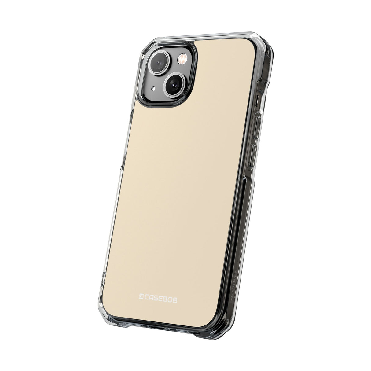 Champagner-Eleganz | Handyhülle für iPhone (Clear Impact Case – magnetisch) 