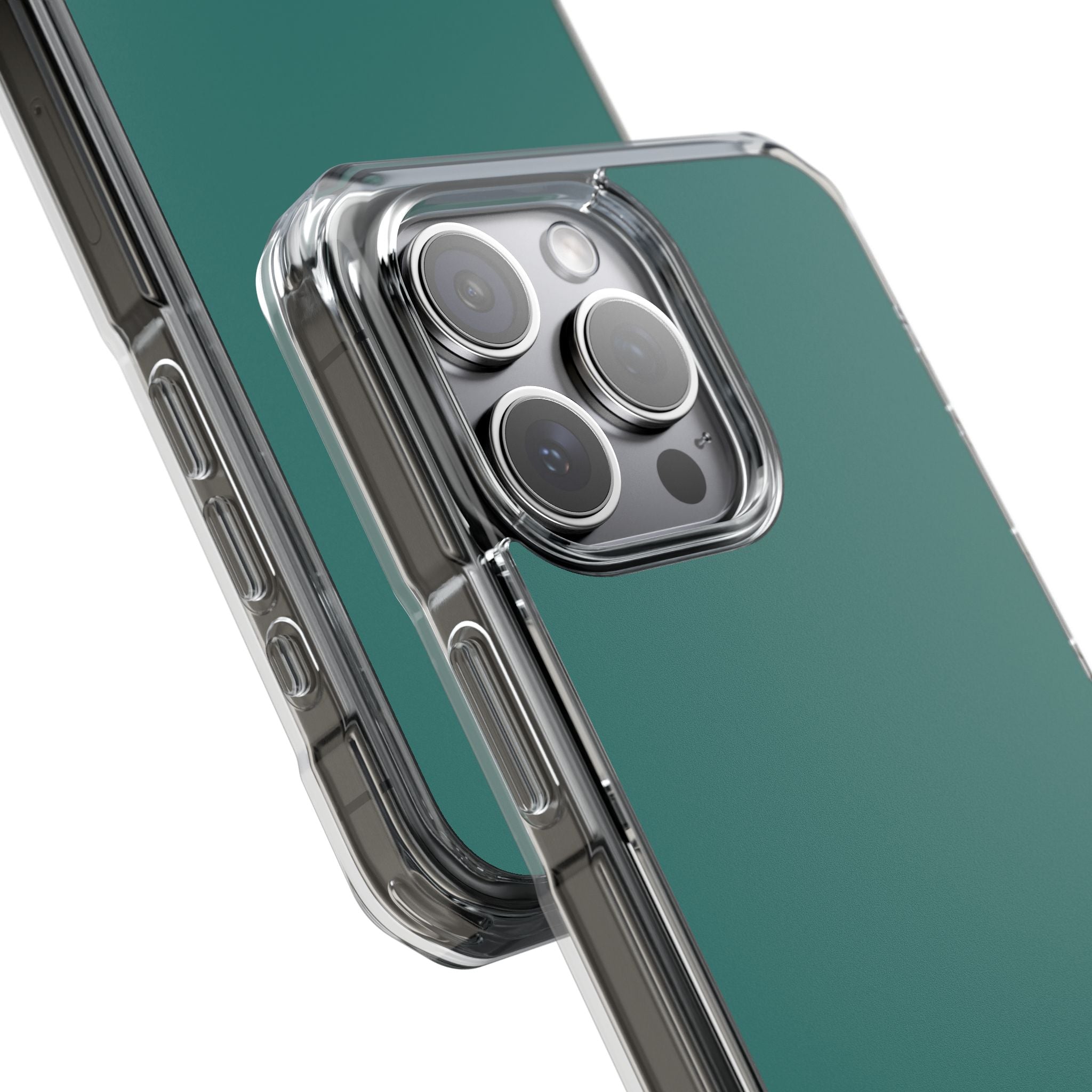 Myrtle Green - Clear Impact Case for iPhone