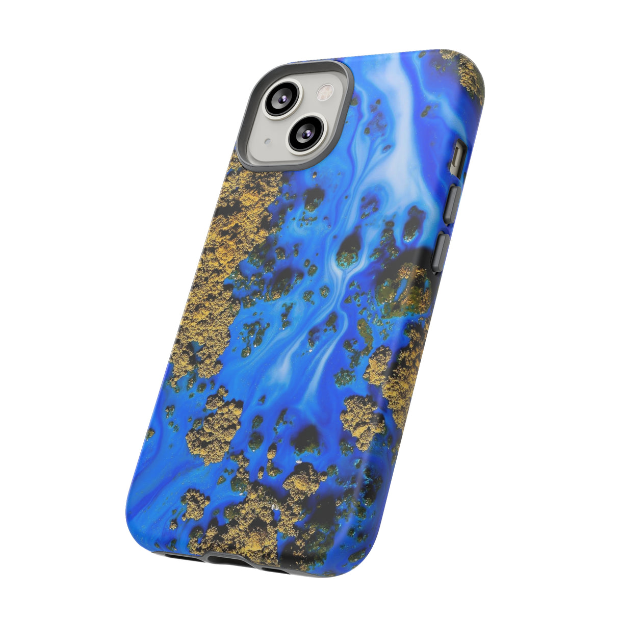 Blue River Ink Art iPhone Case (Protective) Phone Case