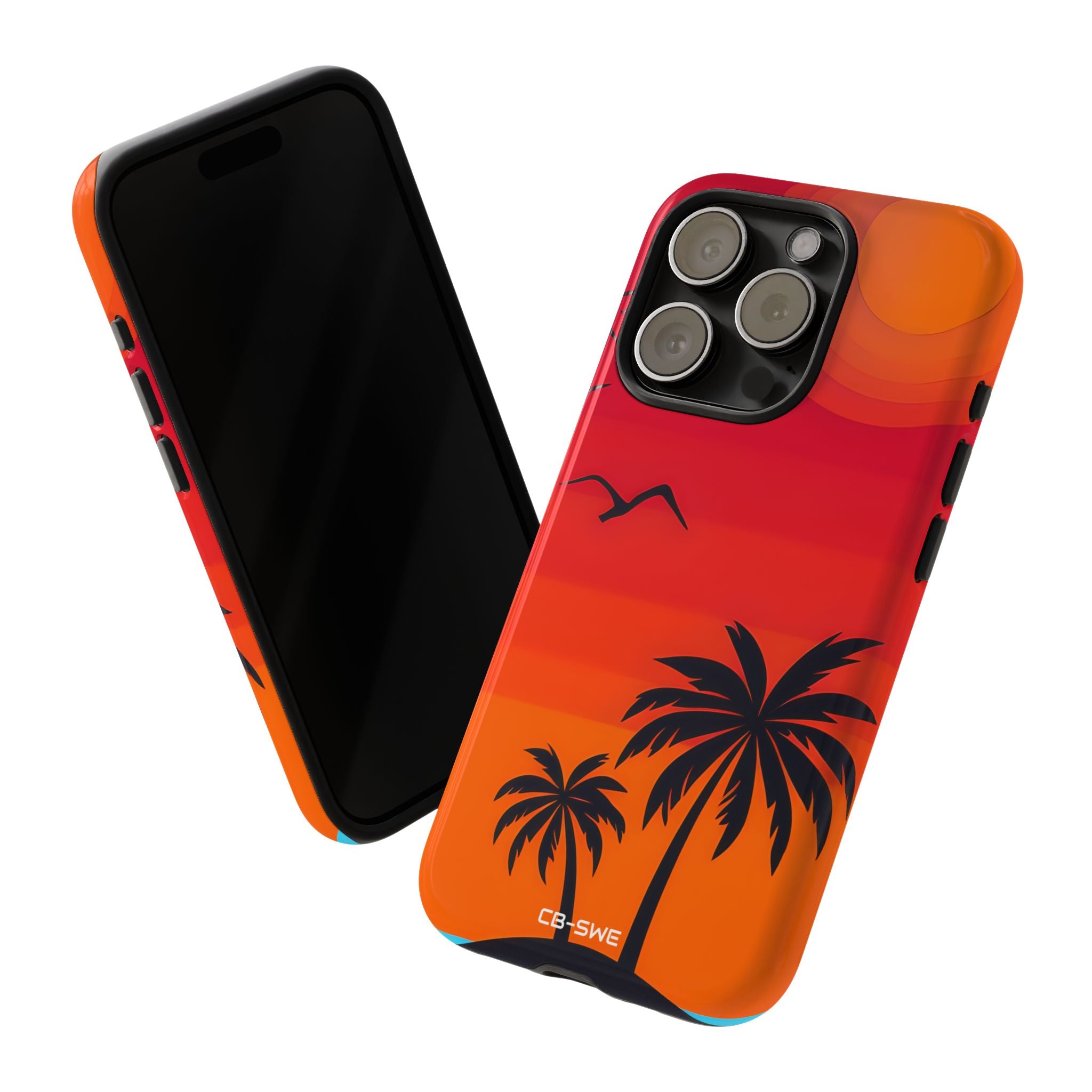 Summer Sunset Silhouettes - iPhone Case