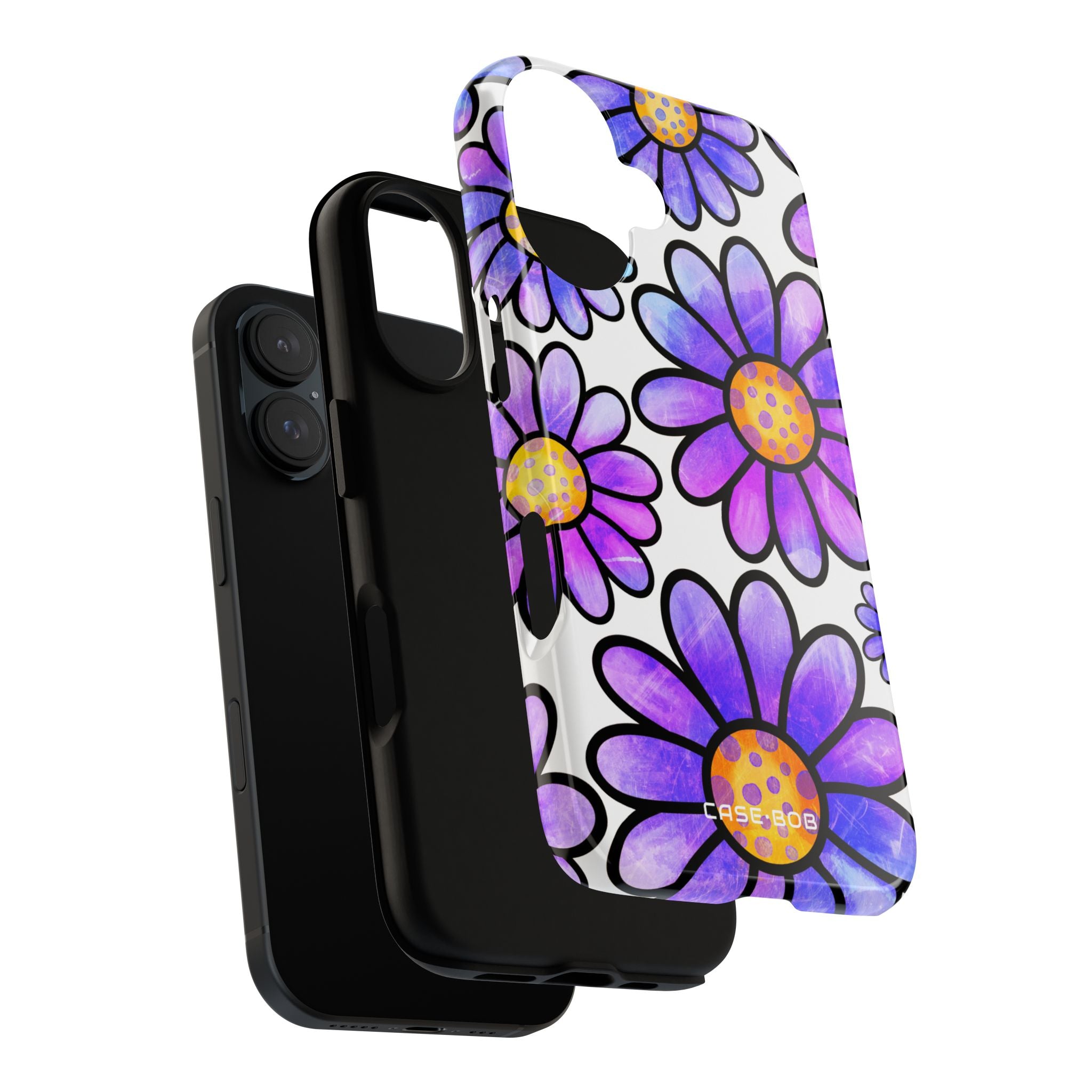 Polka Dot Blooms iPhone 16 Plus Case - Tough