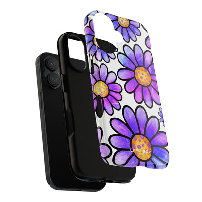 Polka Dot Blooms iPhone 16 Plus Case - Tough
