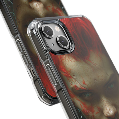 Red Spike Gaze iPhone 14 Plus Case - Impact