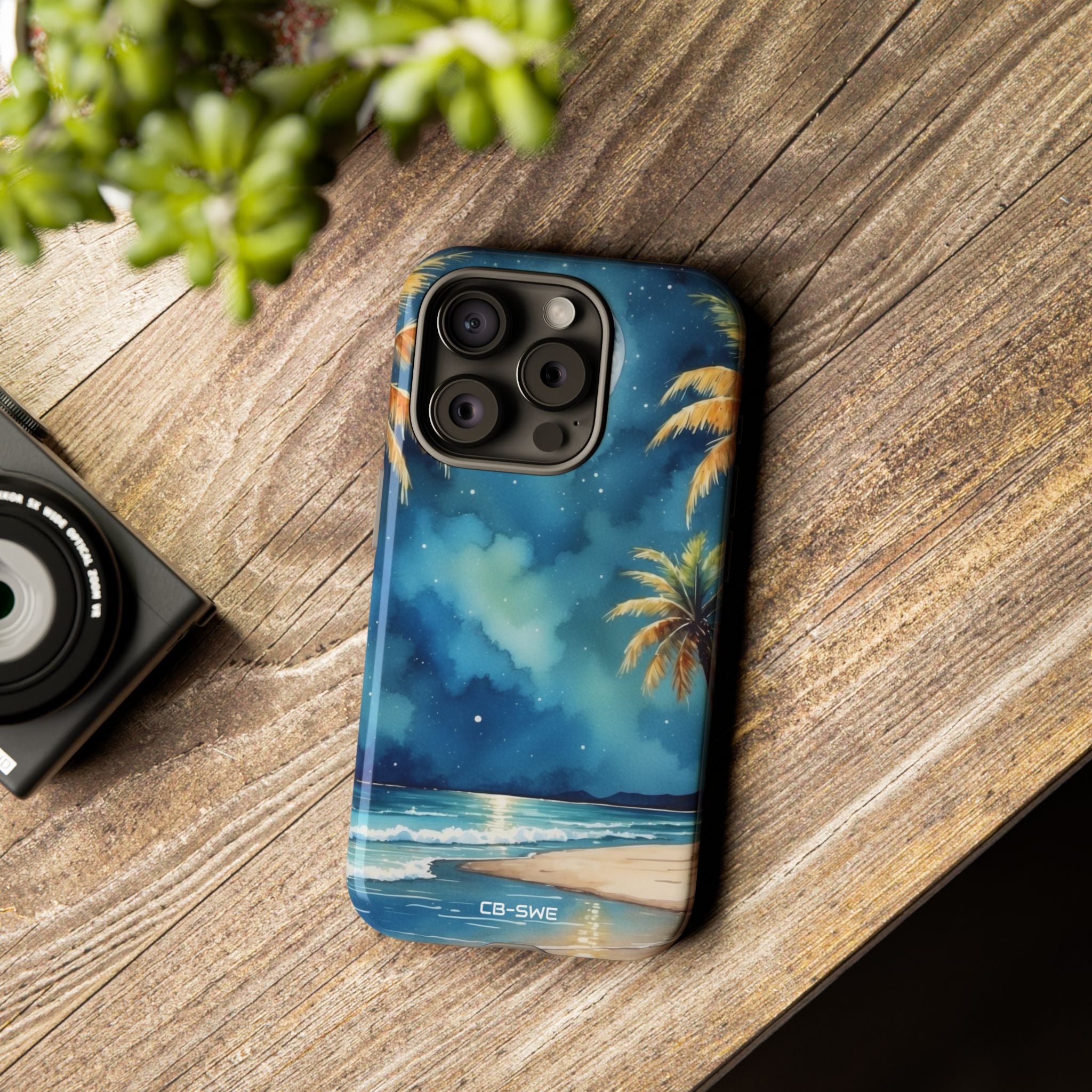 Moonlight Kisses Waves - iPhone Case