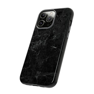 Black Marble - Protective Phone Case