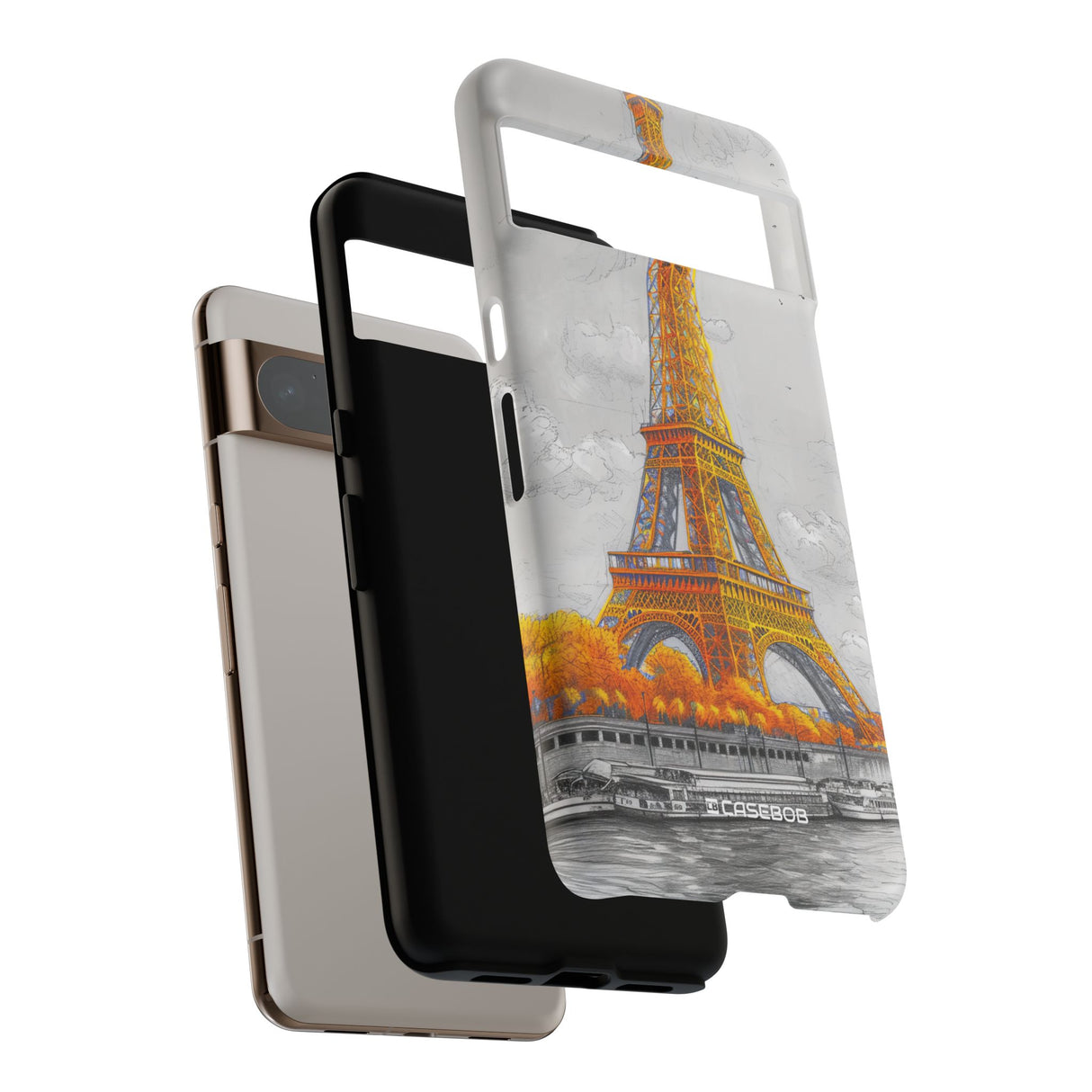 Autumnal Parisian Glow | Protective Phone Case for Google Pixel