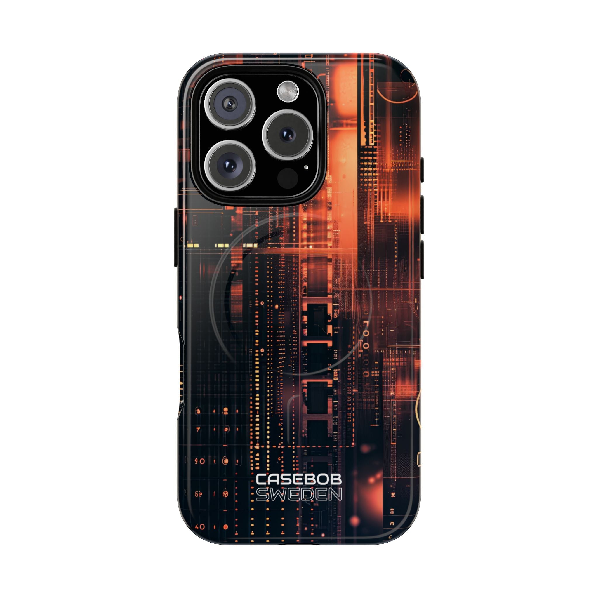 Neon Circuit Dreams iPhone 16 - Tough+