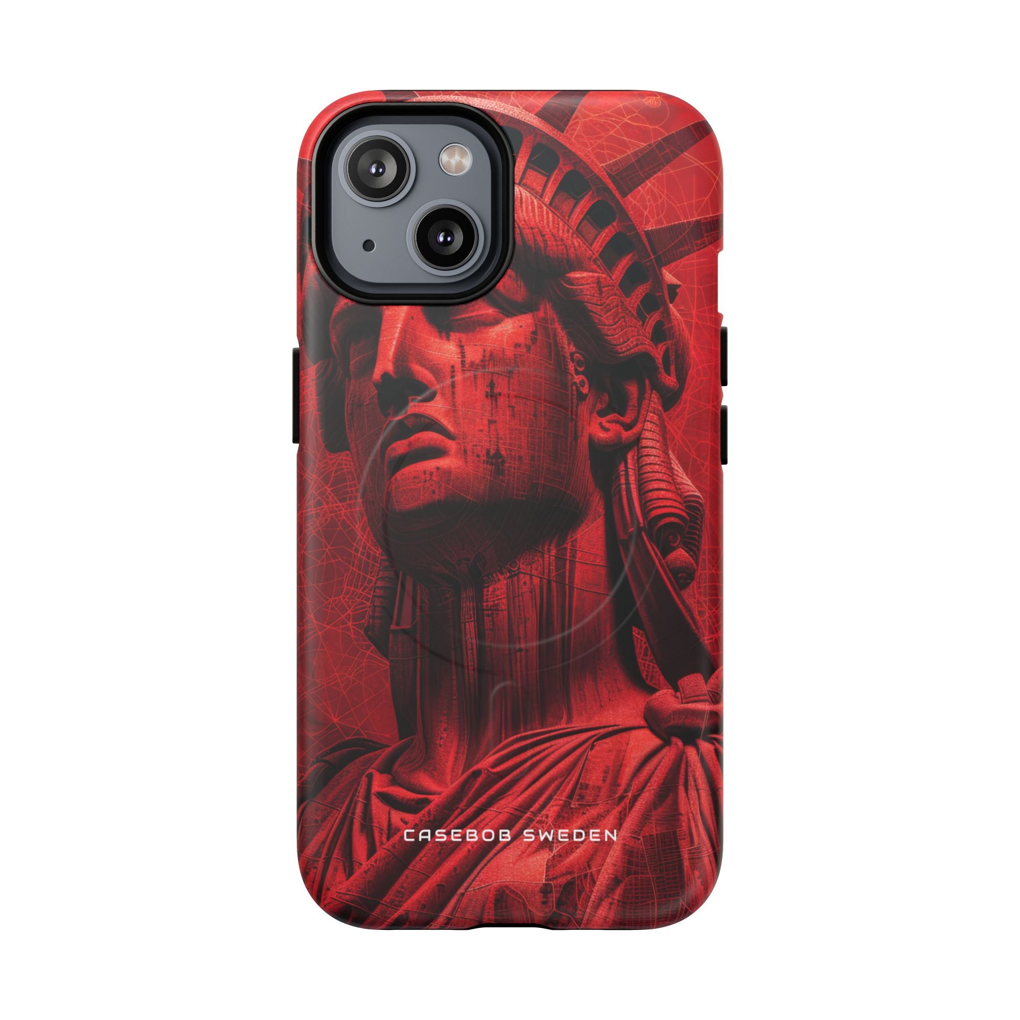 Zen Red Liberty Vision iPhone 14 | Tough+ Phone Case